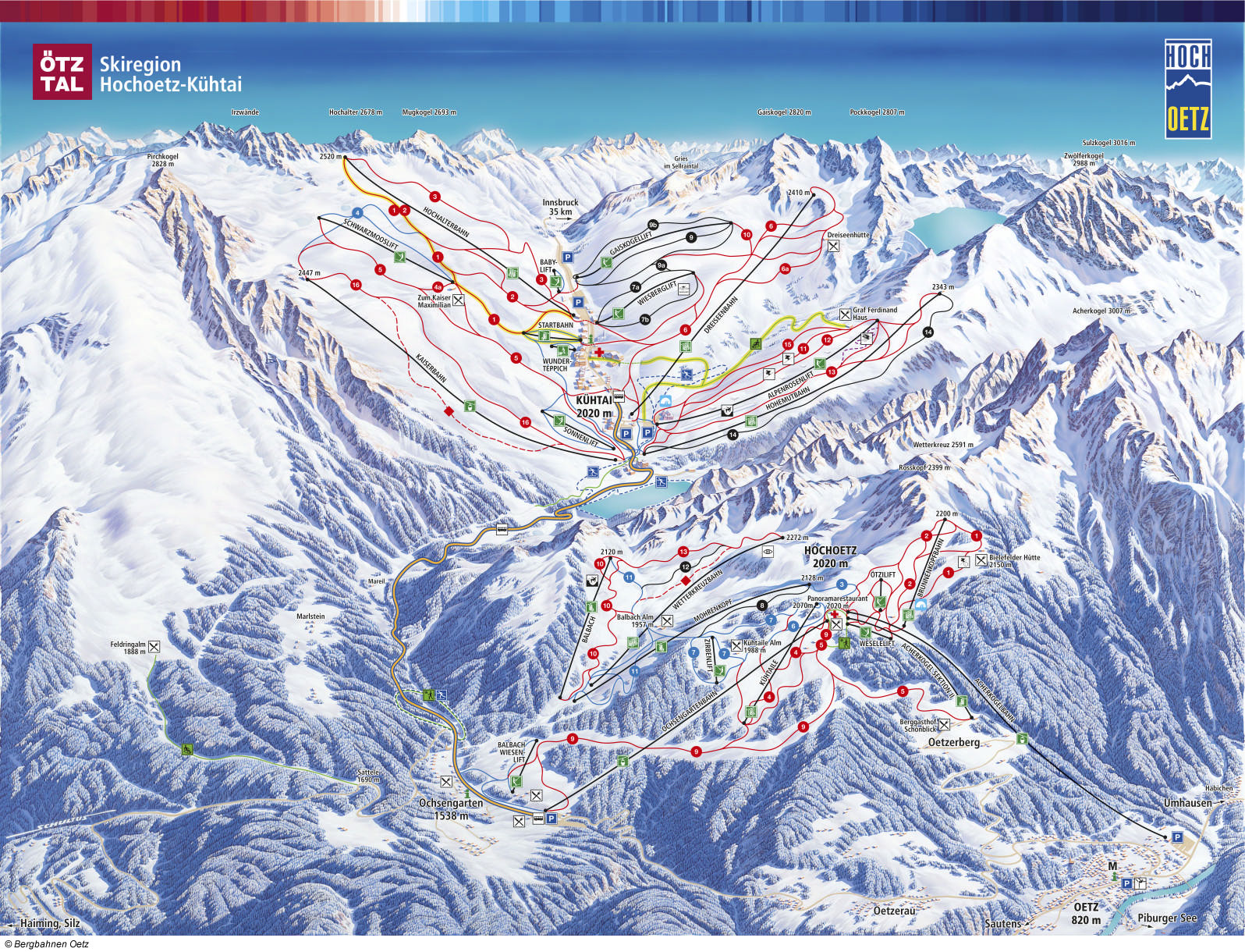 Sölden Österreich Karte