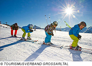 Großarl im Winter im Salzburger Land, Österreich