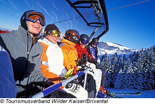 Gondelbahn im Skigebiet Wilder Kaiser, Scheffau
