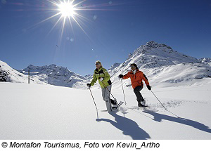 St. Gallenkirch, Montafon im Winter, Österreich